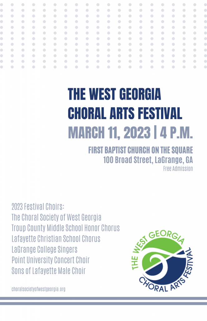 Choral Arts Festival Poster